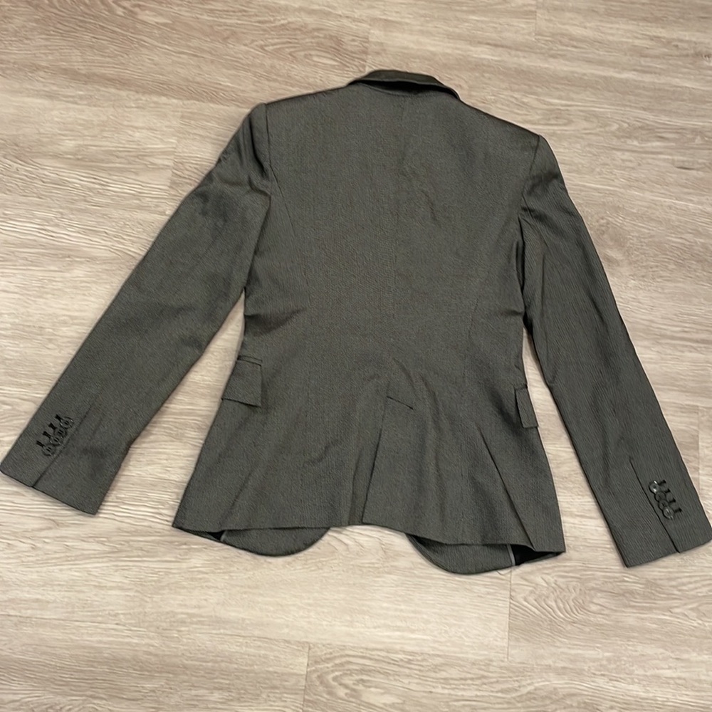 Zara shiny cinched waist blazer Sz Small - Picture 4 of 9